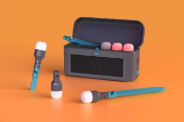 Site Lights Güneş Enerjili & USB-C Şarjlı Kamp Aydınlatma Seti