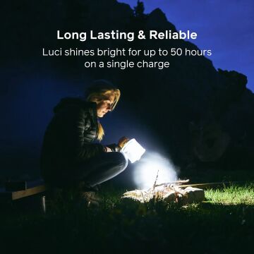 Luci Charge 150 Güneş Enerjili & USB-C Şarjlı Powerbank Kamp Lambası