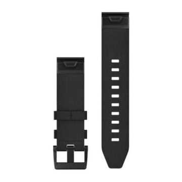Garmin Quickfit 22 mm Yedek Kayış - Siyah Deri