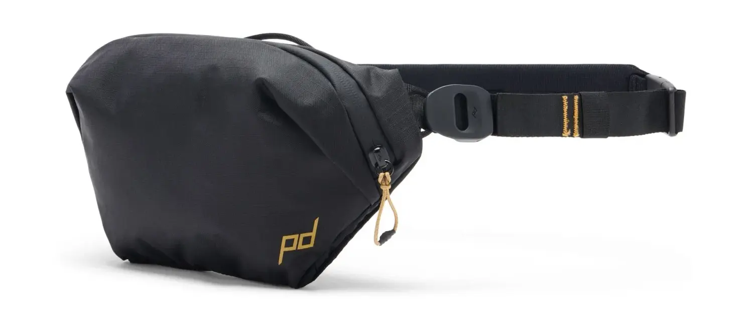 Outdoor Sling 2L Fonksiyonel Bel ve Omuz Çantası Black