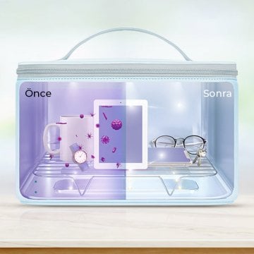 59S P55 Çok Fonksiyonlu UVC Sterilizasyon Çantası