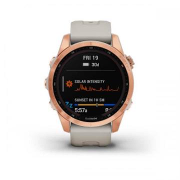 Garmin fenix 7S Solar - Rose Gold-Kum Rengi