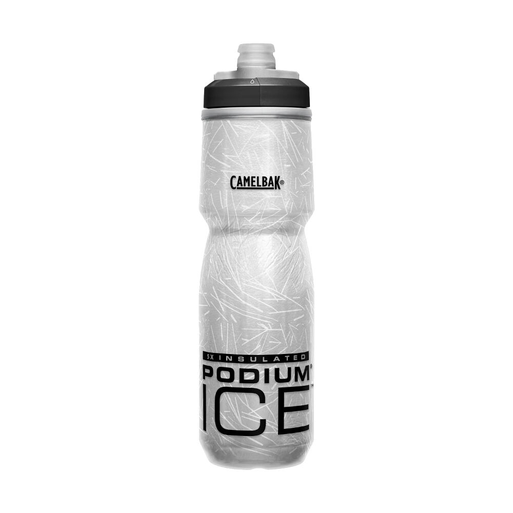CAMELBAK Podium Ice .62L / 21oz Bisiklet Şişesi GRİ SİYAH