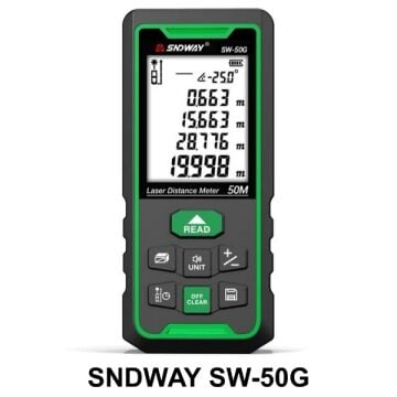 SNDWAY SW-50G Lazer Mesafe Ölçer - Yeşil