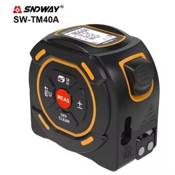 SNDWAY SW-TM40A Lazer Mesafe Ölçerli Şerit Metre