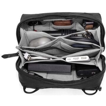 Tech Pouch Regular Teknoloji Aksesuar Çantası Black