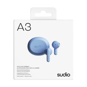 A3 Kablosuz (True Wireless) Kulak İçi Kulaklık | Misty Blue
