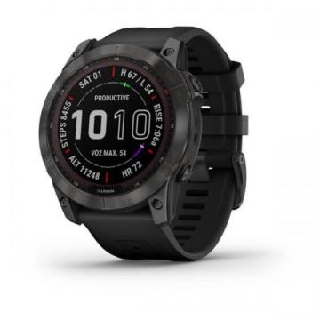 Garmin fenix 7X Sapphire Solar - Karbon Gri DLC Titanyum