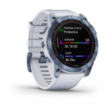 Garmin fenix 7X Sapphire Solar - Mineral Mavi DLC Titanyum