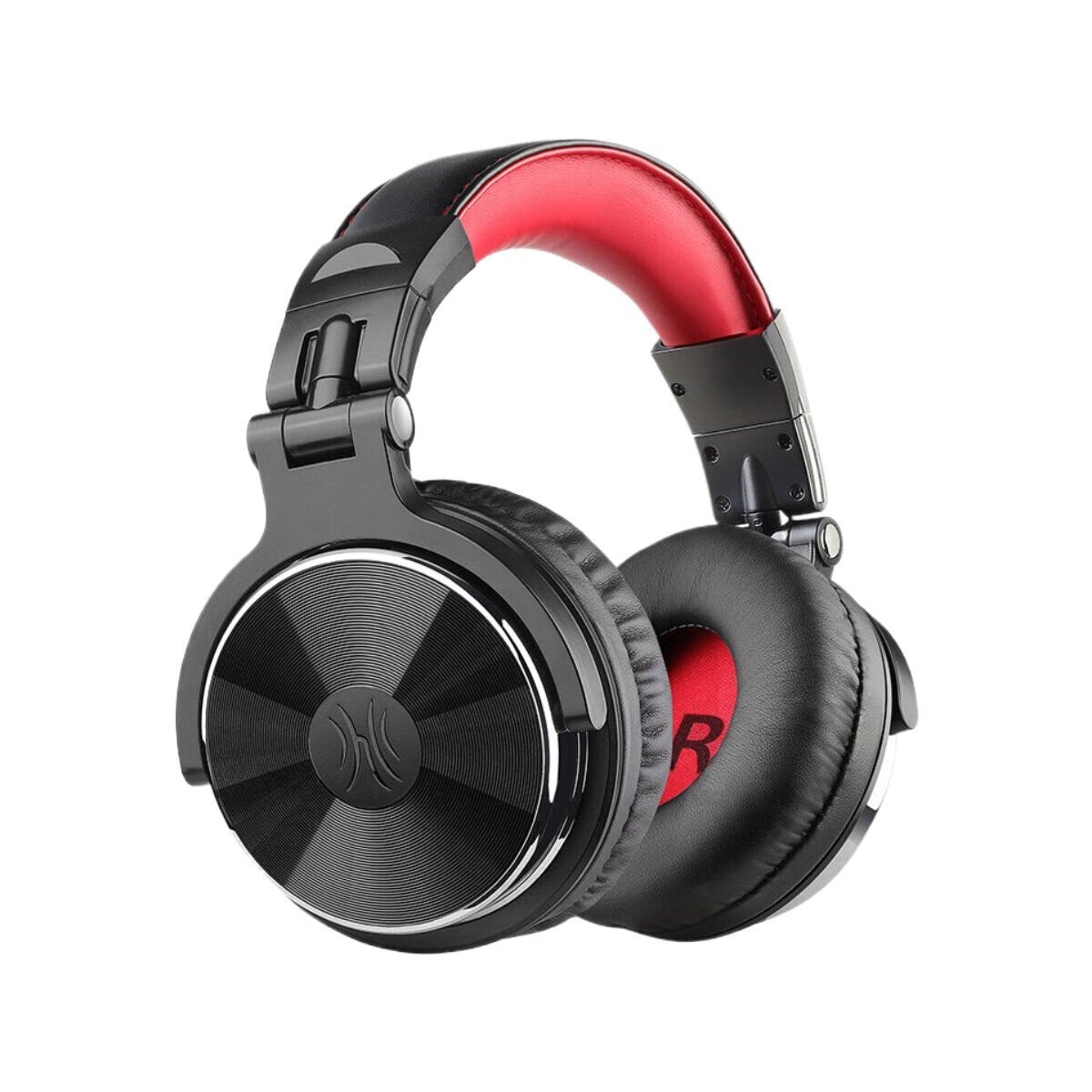 Pro10 Kulak Üstü Kablolu DJ Kulaklığı (Kırmızı)