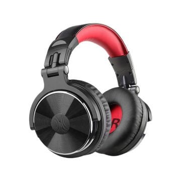 Pro10 Kulak Üstü Kablolu DJ Kulaklığı (Kırmızı)