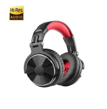 Pro10 Kulak Üstü Kablolu DJ Kulaklığı (Kırmızı)