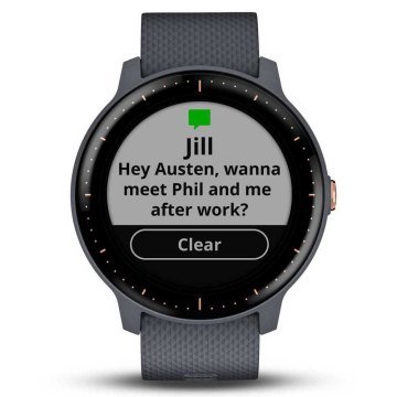 Garmin Vivoactive 3 Müzik Akıllı Saat - Granit Mavi Rose Gold