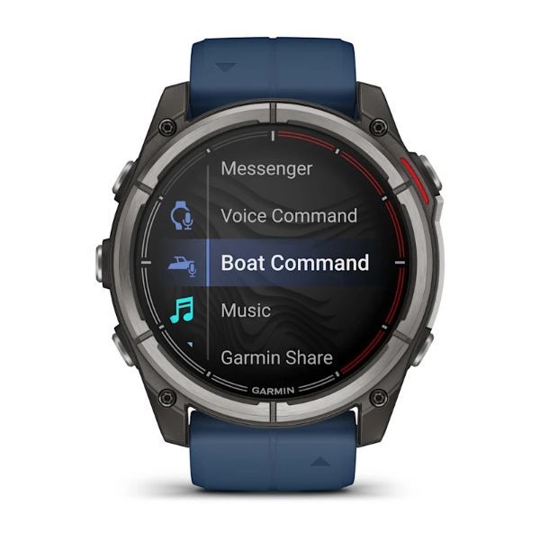 Garmin Quatix 8 - 47 mm, AMOLED - Marine GPS Saati görsel 2