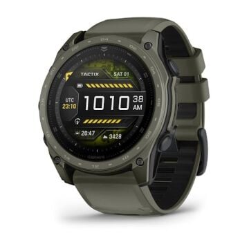 Garmin tactix 8 – 51 mm, AMOLED, Cerakote Kaplama - Uygulamalı Balistik Ultralight Solver ve Haki Cerakote Kaplama dahil