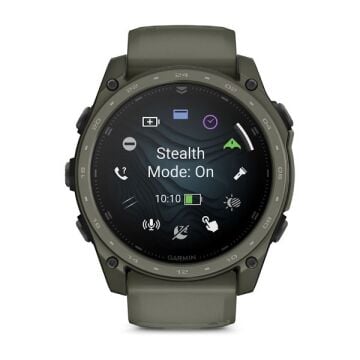 Garmin tactix 8 – 51 mm, AMOLED, Cerakote Kaplama - Uygulamalı Balistik Ultralight Solver ve Haki Cerakote Kaplama dahil