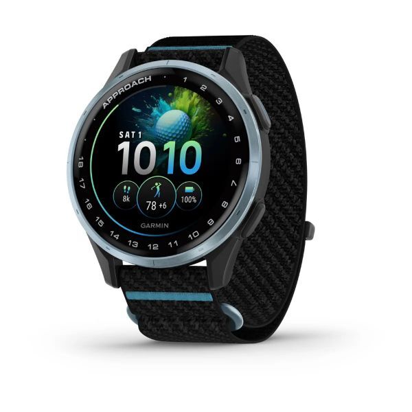 Garmin Approach J1 - Bulut Mavisi Alüminyum Çerçeve, Siyah Kayış