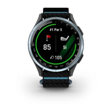 Garmin Approach J1 - Bulut Mavisi Alüminyum Çerçeve, Siyah Kayış