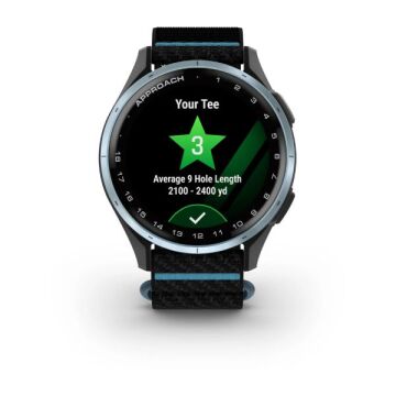 Garmin Approach J1 - Bulut Mavisi Alüminyum Çerçeve, Siyah Kayış