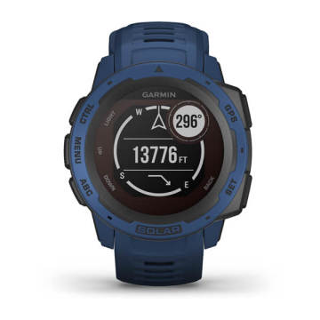 Garmin Instinct Solar Akıllı Saat - Mavi