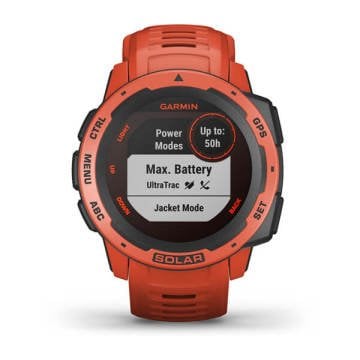 Garmin Instinct Solar Akıllı Saat - Ateş Kırmızısı