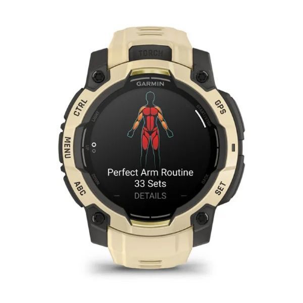 Garmin Instinct 3 - 45 mm AMOLED - Sitrin görsel 4