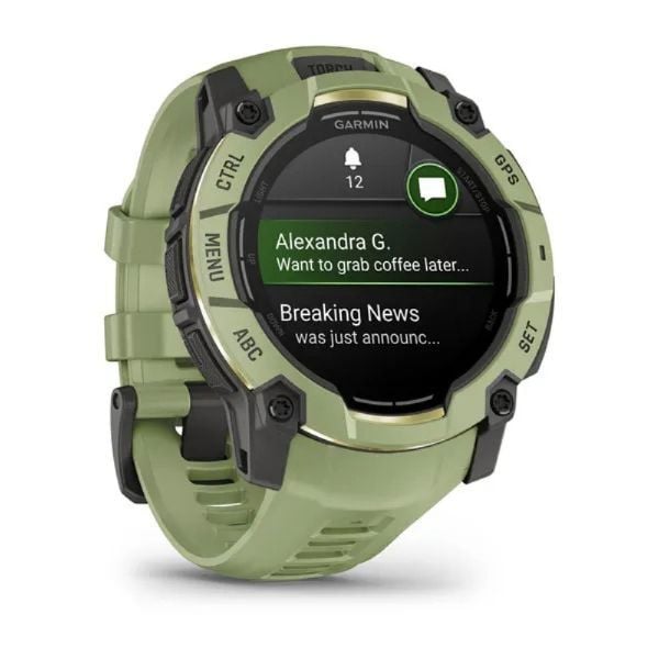 Garmin Instinct 3 - 50 mm AMOLED - Eğrelti Yeşili görsel 3