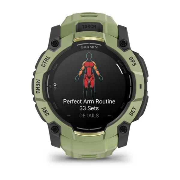 Garmin Instinct 3 - 50 mm AMOLED - Eğrelti Yeşili görsel 4