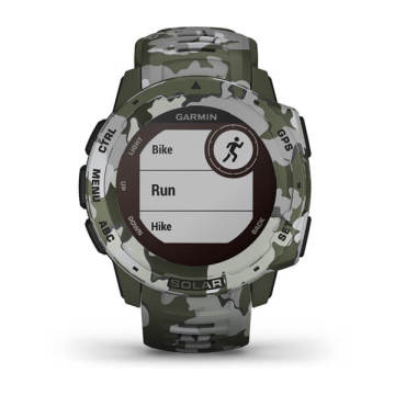 Garmin Instinct Solar Camo Akıllı Saat - Yeşil Kamuflaj