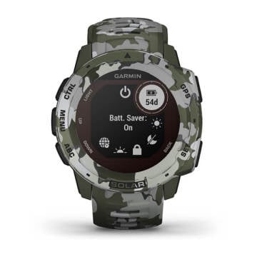 Garmin Instinct Solar Camo Akıllı Saat - Yeşil Kamuflaj