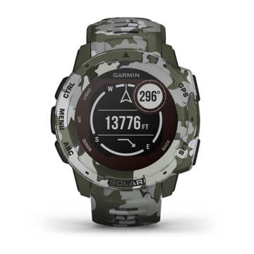 Garmin Instinct Solar Camo Akıllı Saat - Yeşil Kamuflaj