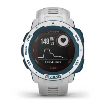 Garmin Instinct Solar Sörf Akıllı Saat - Beyaz
