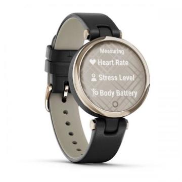 Garmin Lily Akıllı Saat Cream Gold -Siyah  Deri Kayış