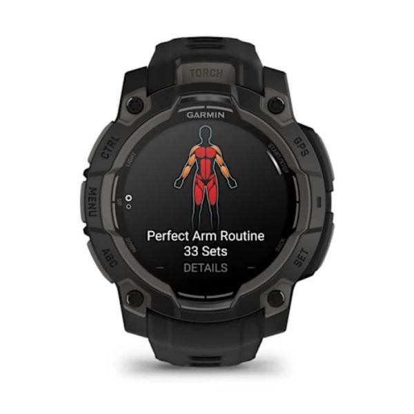 Garmin Instinct 3 – 45 mm, AMOLED - Siyah görsel 4