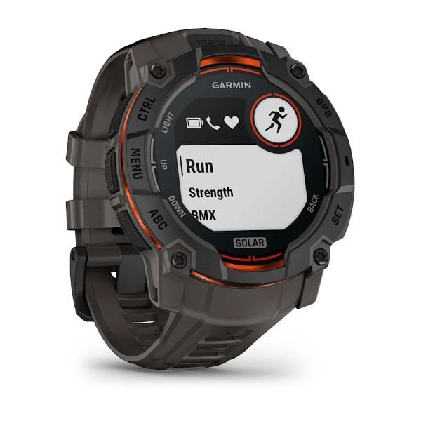 Garmin Instinct 3 – 50 mm, Solar - Kömür Siyahı görsel 2