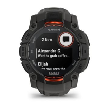 Garmin Instinct 3 – 50 mm, Solar - Kömür Siyahı