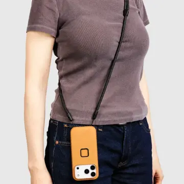 Mobile Crossbody Strap Çok Fonksiyonlu Telefon Askısı Black