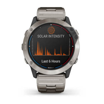 Garmin Quatix 6X Solar Titanyum Multispor Akıllı Saat