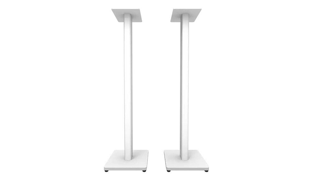 ST28W 28'' Universal Kitaplık Hoparlör Zemin Standı, Kontrplak Tabanlı - Beyaz (Çift)