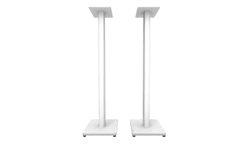 ST28W 28'' Universal Kitaplık Hoparlör Zemin Standı, Kontrplak Tabanlı - Beyaz (Çift)
