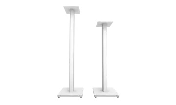 ST28W 28'' Universal Kitaplık Hoparlör Zemin Standı, Kontrplak Tabanlı - Beyaz (Çift)