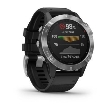 Garmin Fenix 6 Multispor GPS Akıllı Saat - Gümüş Siyah
