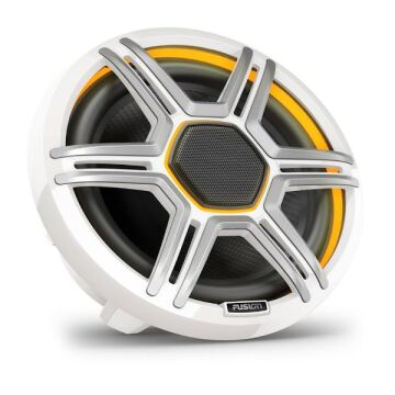 Fusion Apollo Hoparlör - Spor Beyaz Izgaralı 8.8'' LED Deniz Hoparlörleri