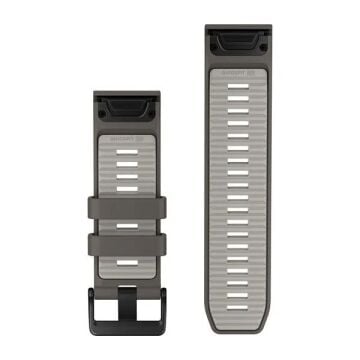 Quickfit 26 mm Yedek Kayış - Pebble Grey/Silver Grey