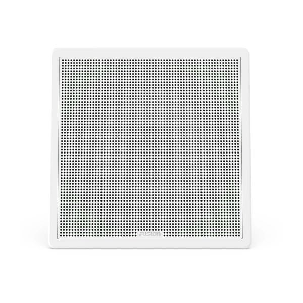Fusion FM Series Marine Subwoofers - 10'' 400 Watt Square White Flush Mount Marine Subwoofer