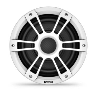 Fusion Signature Series 3i Marine Subwoofers - 10'' 600 watt CRGBW Sports White Marine Subwoofer