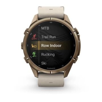 fenix 9 Pro inReach – 43 mm - Gold Titanyum, Deri Kayışlı