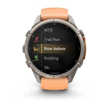 fenix 9 Pro inReach – 43 mm - Titanyum, Turuncu Silikon Kayışlı