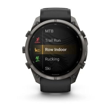 fenix 9 Pro inReach – 51 mm - Karbon Gri DLC Titanyum, Siyah Silikon Kayışlı