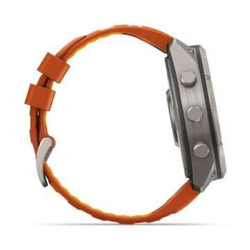 fenix 9 Pro inReach – 51 mm - Titanyum, Turuncu Kayışlı